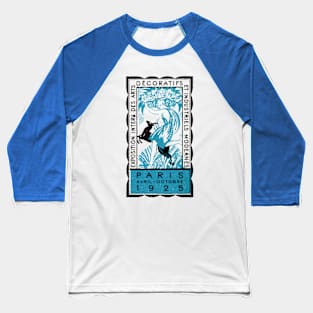 1925 Paris Art Deco Exhibition Baseball T-Shirt